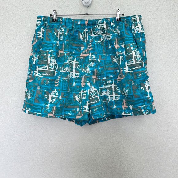 Columbia PFG Super Backcast Water Mesh Lined 6" Swim Shorts FM1107 Mens size XXL - Picture 7 of 10